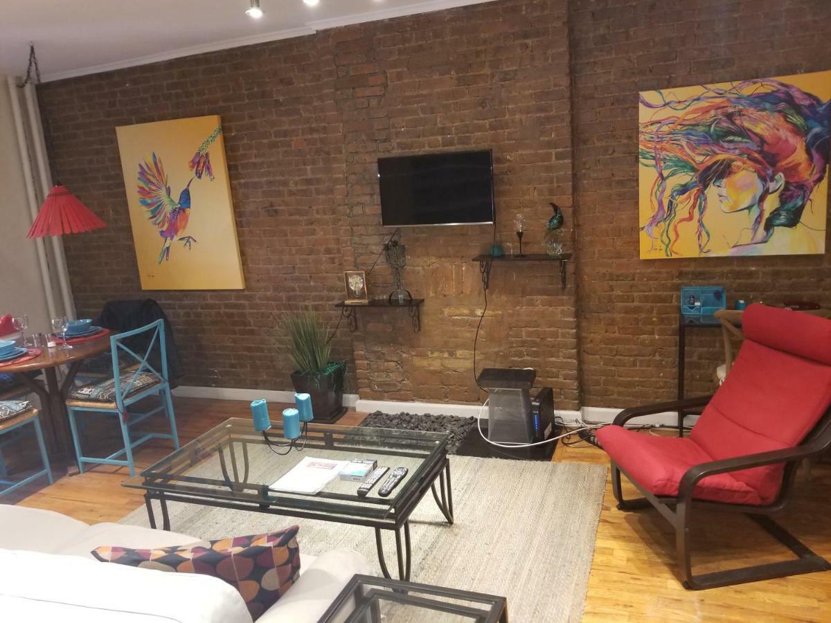 Fully Furnished Entire Floor Apartment In Historic Harlem New York Bagian luar foto